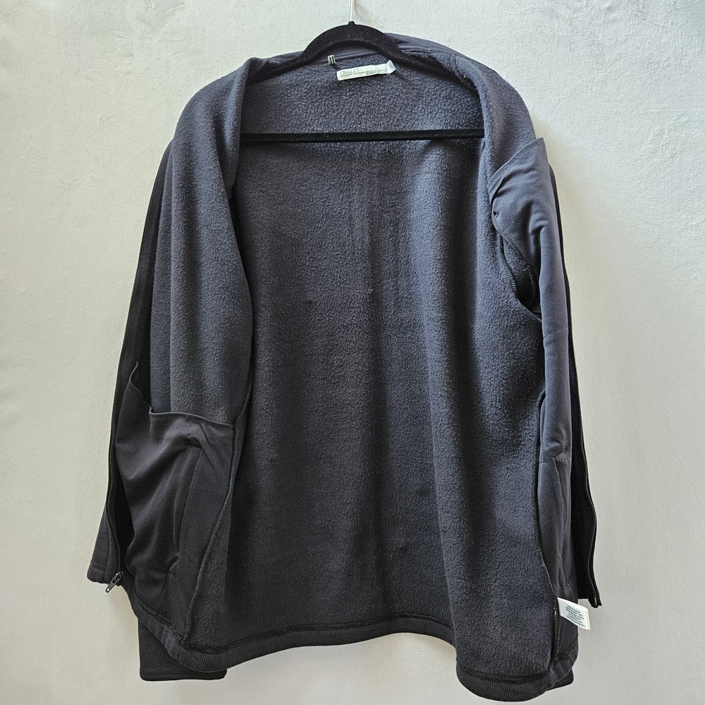 Criquet Sweater Jacket Men's XL Full Zip Navy Fleece Polyester Long Sleeve Golf - Picture 7 of 13